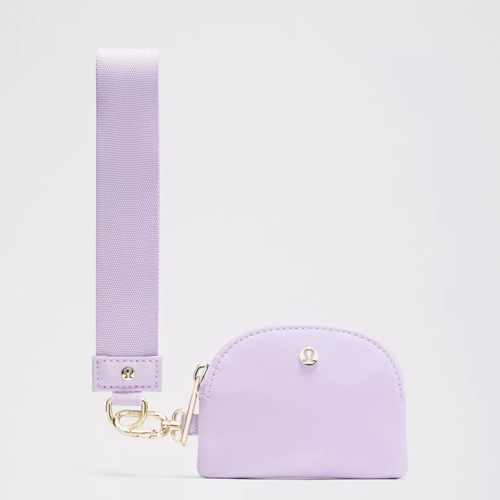 Lululemon Dual Pouch Wristlet- Lavender Frost/White - Picture 7 of 7